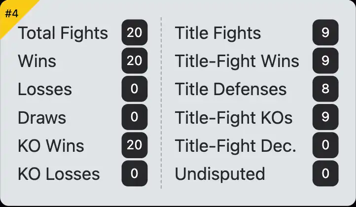 Artur Beterbiev boxing record