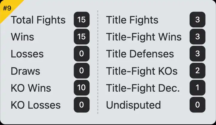 Janibek Alimkhanuly boxing record