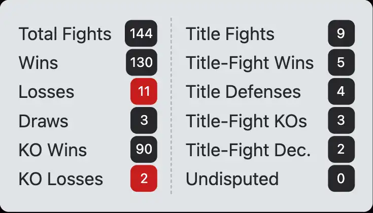 Jorge Castro boxing record